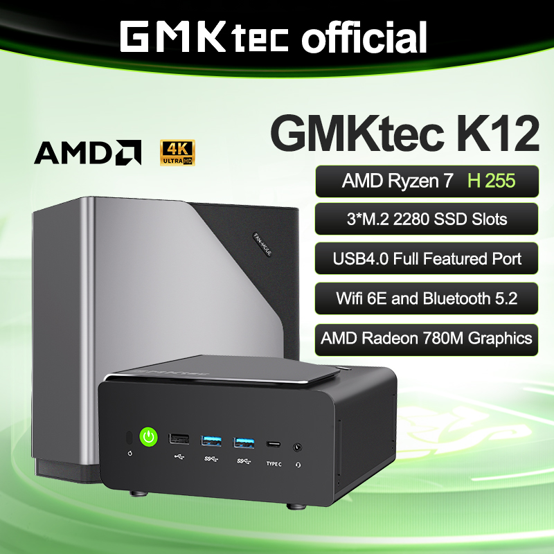 Amd Cpu Ryzen 7 - Máy tính mini GMKtec K12 AMD
