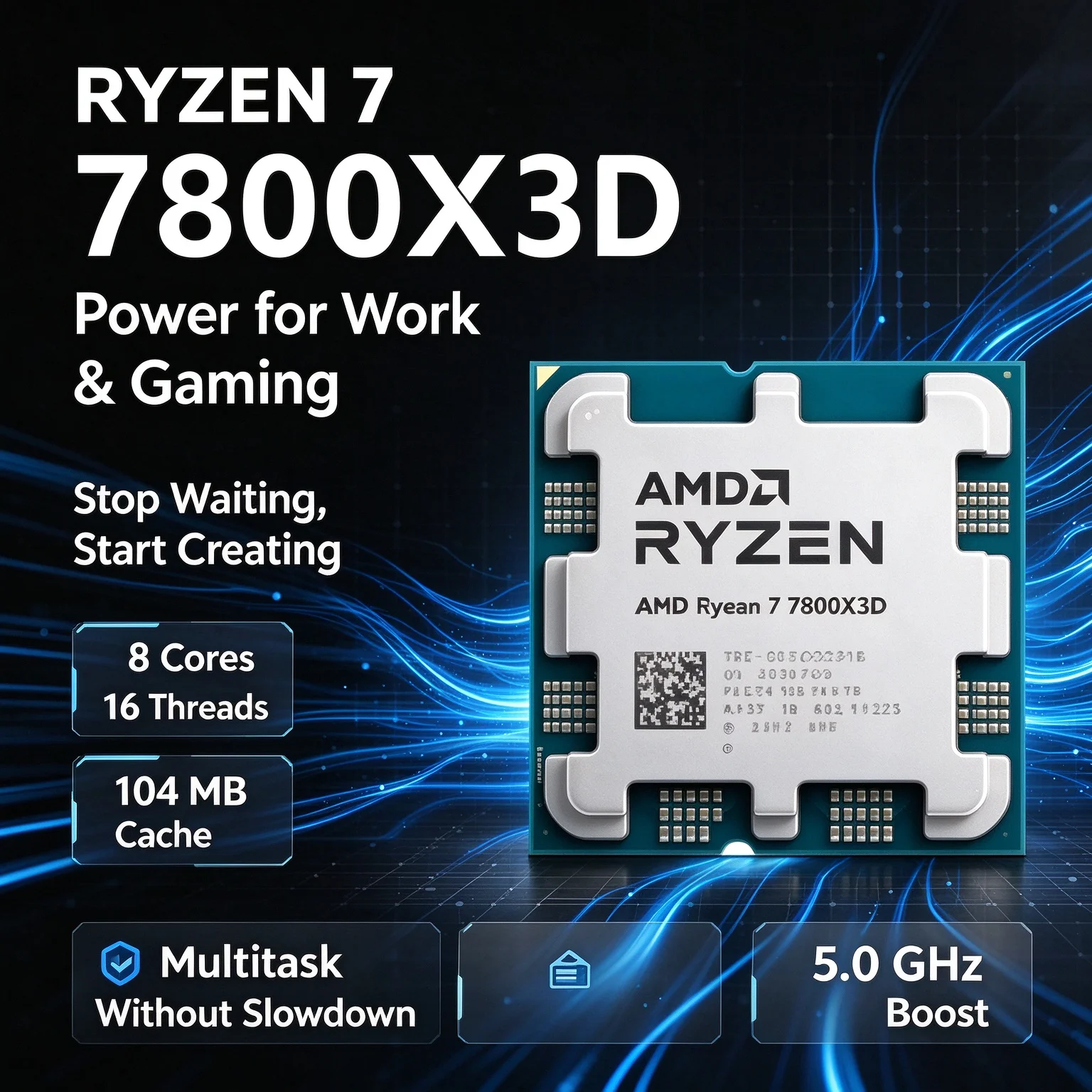AMD Ryzen 7 7800X3D Gaming CPU - đánh giá và giá Amd Cpu Ryzen 7