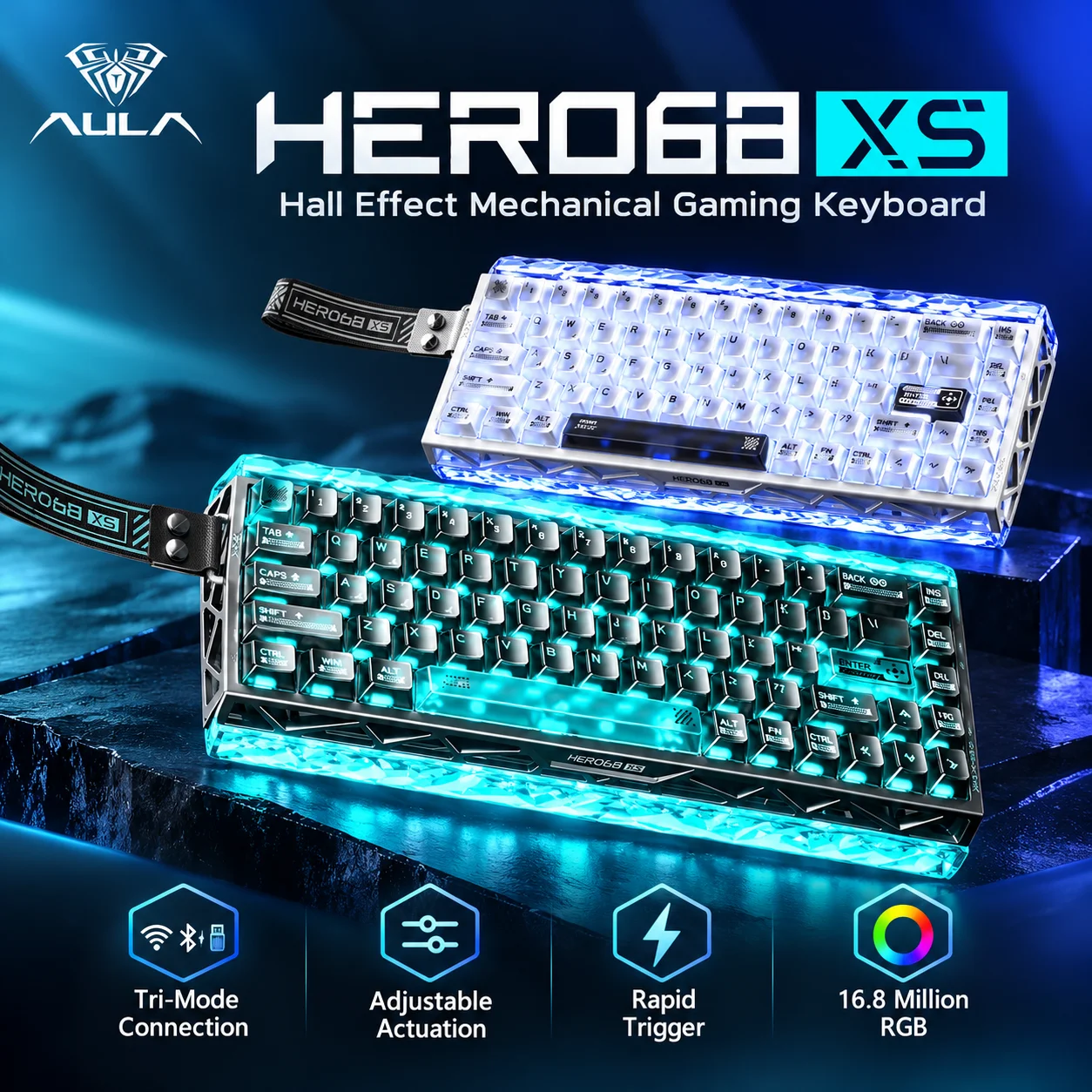 AULA Hero68 XS Hall Effect Gam - đánh giá và giá Gaming Keyboard Nearby