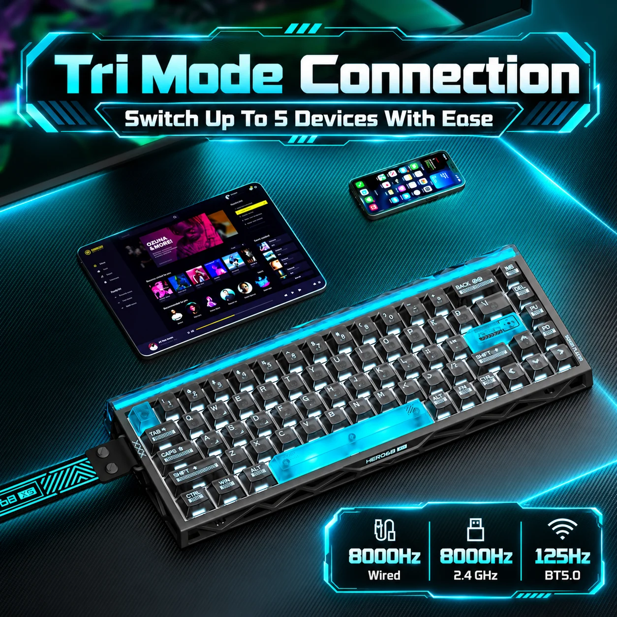 AULA Hero68 XS Hall Effect Gam - đánh giá và giá Gaming Keyboard Nearby