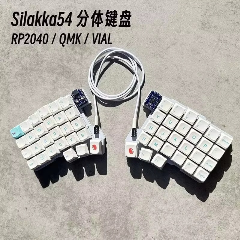 Silakka54 Ergonomic Split Mech - đánh giá và giá Gaming Keyboard Hot Swappable