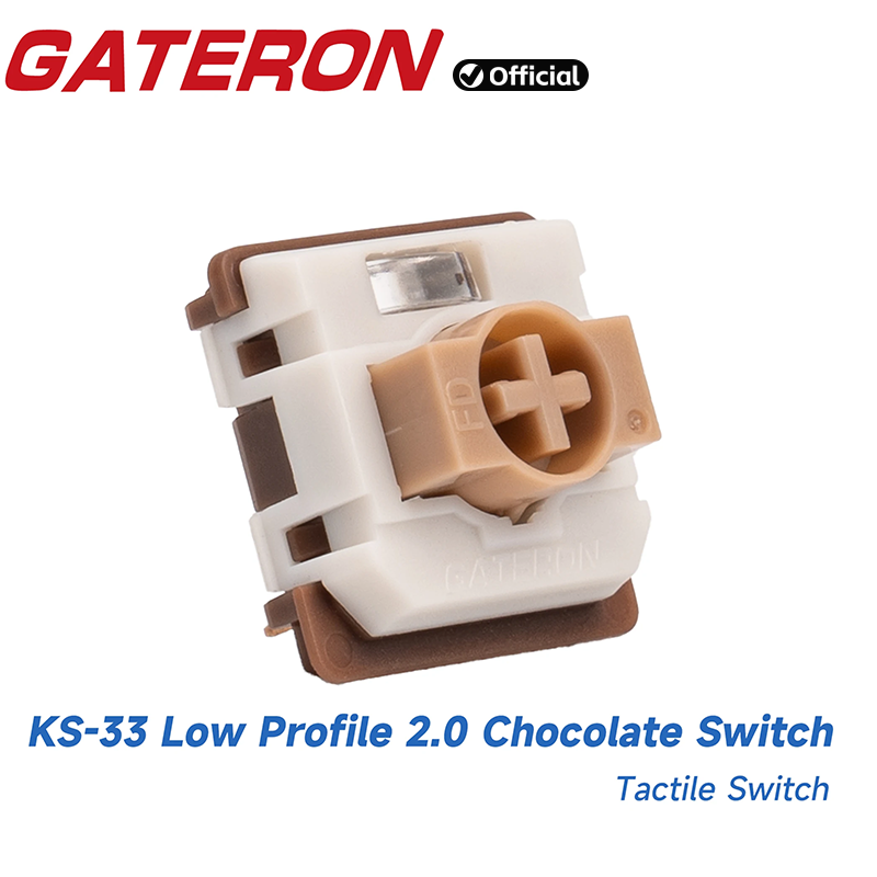 GATERON KS-33 Low Profile 2.0  - đánh giá và giá Gaming Keyboard No Rgb
