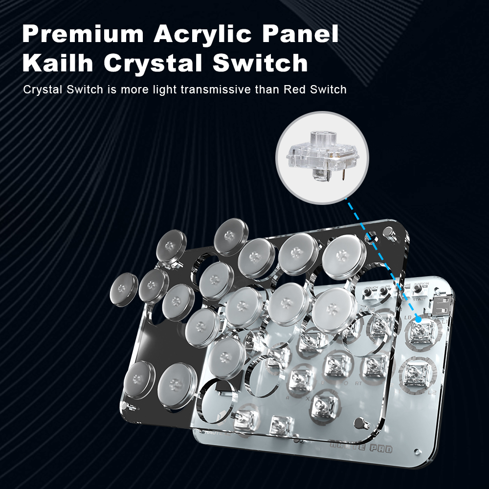 Tay cầm chơi game arcade Haute - đánh giá và giá Gaming Keyboard Mini