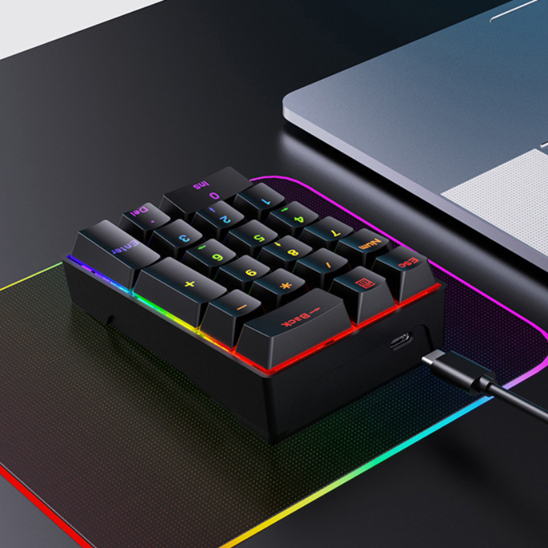 K20 Mini Portable Mechanical N - đánh giá và giá Keyboard Gaming Blue Switch