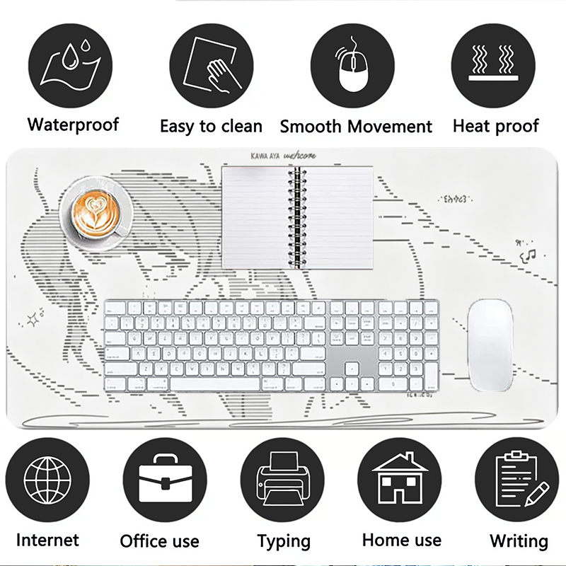 1Pcs Leather Mouse Pad Anime A - đánh giá và giá Gaming Keyboard High Ground